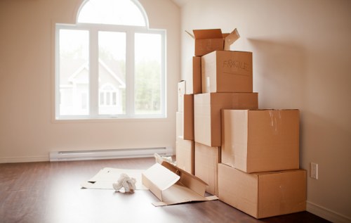 Furniture removals planning in a London home