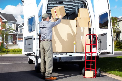 Professional van loaded for a city relocation in London