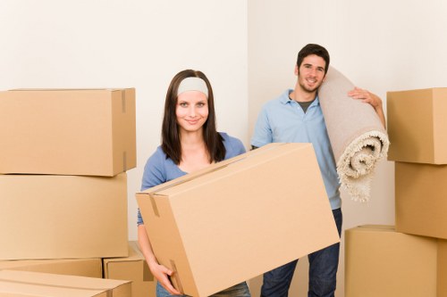 Loading and transport during a London commercial relocation